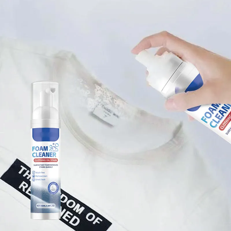 Powerful cleaningFoam Cleaner for Grease Stains on Clothes
