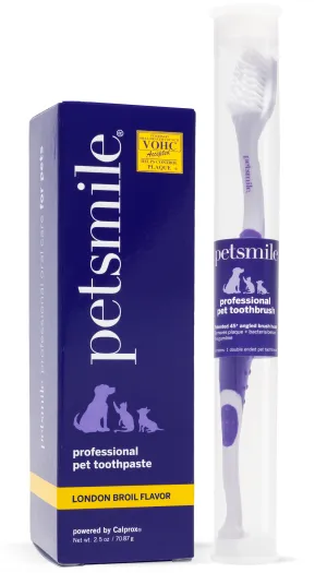 Professional Toothpaste London Broil Small & Professional Pet Toothbrush