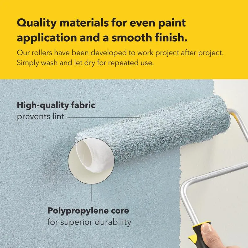 Purdy White Dove Woven Fabric 9 in. W X 1/2 in. Paint Roller Cover 1 pk