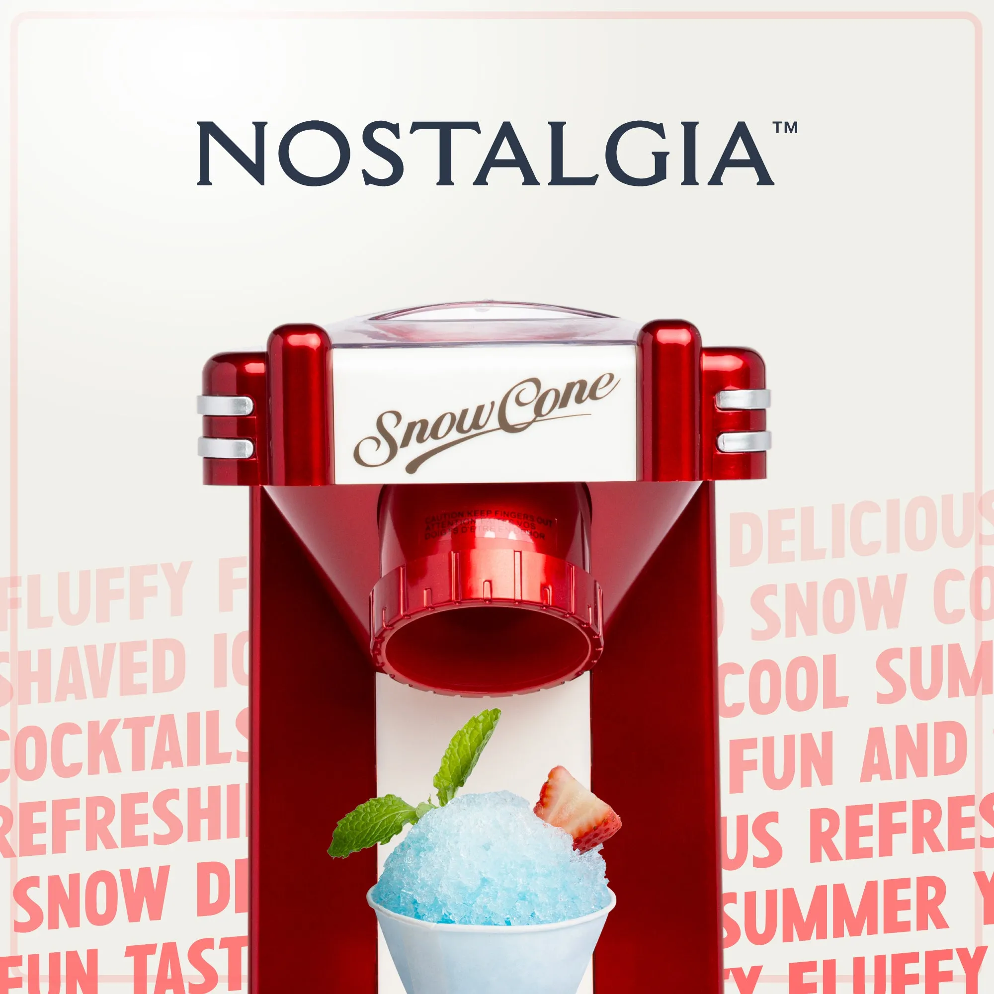 Retro Single Countertop Snow Cone Maker