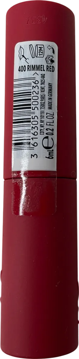 Rimmel Thrill Seeker Lip Latex Lip Stain 400 6ml