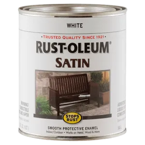 Rust-Oleum® Protective Enamel Brush-On Paint Satin White