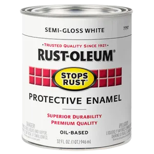 Rust-Oleum® Protective Enamel Brush-On Paint Semi-Gloss White