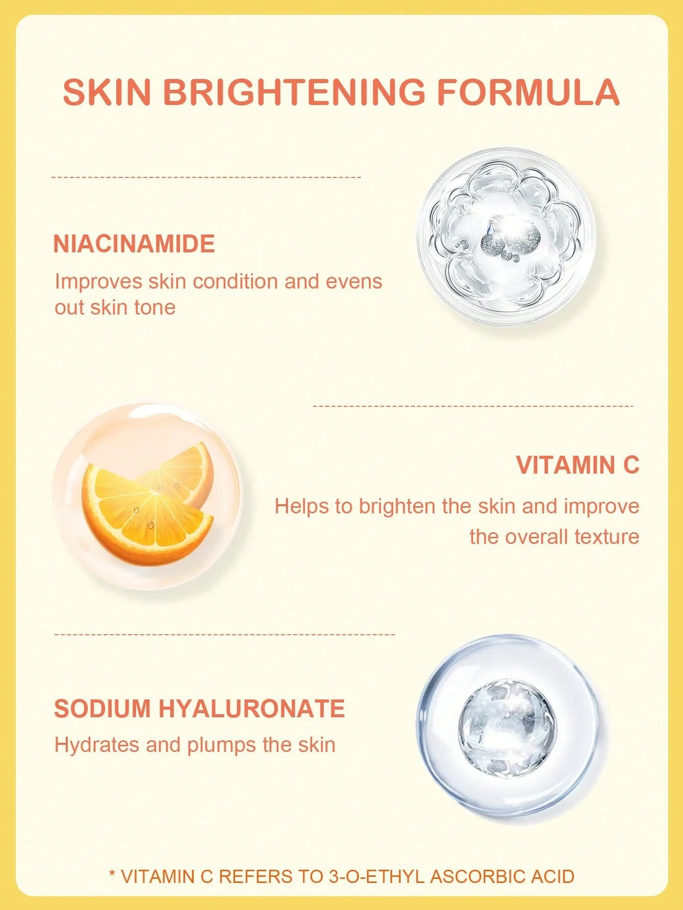SlowSunday Vitamin C Serum for Face – Anti Aging Face Serum with Vitamin C, Hyaluronic Acid, Vitamin E – Brightening Serum