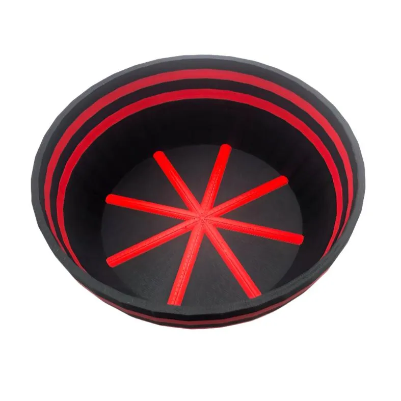 TRC - Unbreakable Lather Bowl - Black & Red Stripes