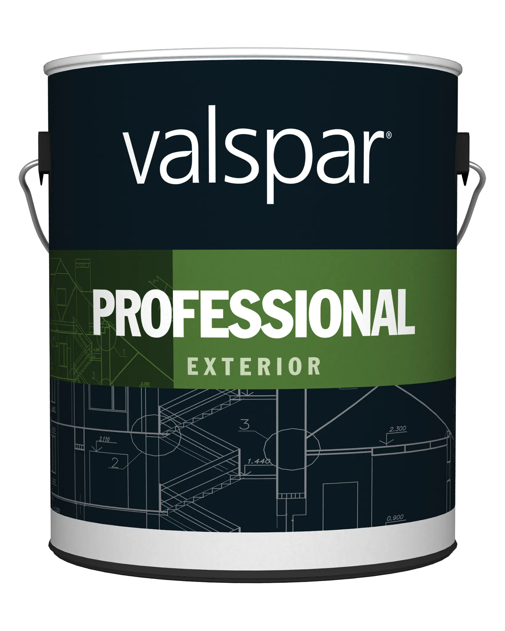 Valspar® Professional Exterior Paint 1 Gallon Semi-Gloss Hi-Hide White