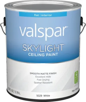Valspar® Skylight® Ceiling Paint Flat 5 Gallon White (5 Gallon, White)
